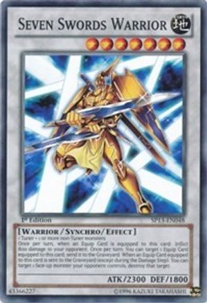Seven Swords Warrior (SP13-EN048) - Star Pack 2013 1st Edition - Premium Yugioh Single from Konami - Just $1.06! Shop now at Game Crave Tournament Store