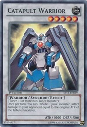Catapult Warrior (SP13-EN049) - Star Pack 2013 1st Edition - Premium Yugioh Single from Konami - Just $0.45! Shop now at Game Crave Tournament Store