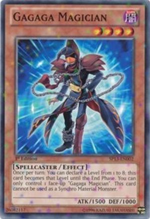 Gagaga Magician (Starfoil) (SP13-EN002) - Star Pack 2013 1st Edition - Premium Yugioh Single from Konami - Just $0.38! Shop now at Game Crave Tournament Store