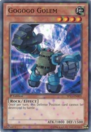 Gogogo Golem (Starfoil) (SP13-EN003) - Star Pack 2013 1st Edition - Premium Yugioh Single from Konami - Just $0.25! Shop now at Game Crave Tournament Store