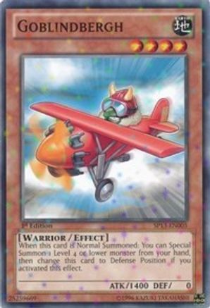 Goblindbergh (Starfoil) (SP13-EN005) - Star Pack 2013 1st Edition - Premium Yugioh Single from Konami - Just $1.55! Shop now at Game Crave Tournament Store