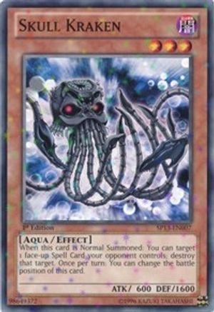 Skull Kraken (Starfoil) (SP13-EN007) - Star Pack 2013 Unlimited - Premium Yugioh Single from Konami - Just $0.25! Shop now at Game Crave Tournament Store