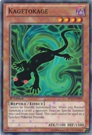 Kagetokage (Starfoil) (SP13-EN009) - Star Pack 2013 Unlimited - Premium Yugioh Single from Konami - Just $0.40! Shop now at Game Crave Tournament Store