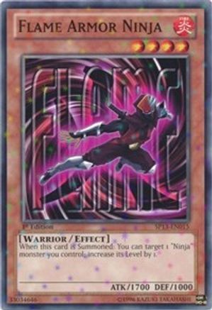 Flame Armor Ninja (Starfoil) (SP13-EN015) - Star Pack 2013 Unlimited - Premium Yugioh Single from Konami - Just $0.38! Shop now at Game Crave Tournament Store