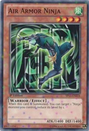 Air Armor Ninja (Starfoil) (SP13-EN016) - Star Pack 2013 Unlimited - Premium Yugioh Single from Konami - Just $0.32! Shop now at Game Crave Tournament Store