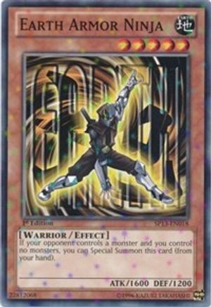 Earth Armor Ninja (Starfoil) (SP13-EN018) - Star Pack 2013 1st Edition - Premium Yugioh Single from Konami - Just $1.18! Shop now at Game Crave Tournament Store
