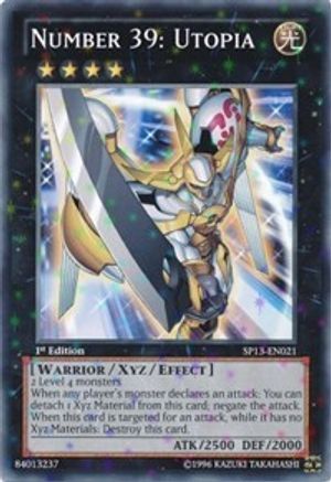 Number 39: Utopia (Starfoil) (SP13-EN021) - Star Pack 2013 1st Edition - Premium Yugioh Single from Konami - Just $1.19! Shop now at Game Crave Tournament Store