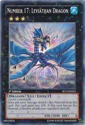 Number 17: Leviathan Dragon (Starfoil) (SP13-EN023) - Star Pack 2013 Unlimited - Premium Yugioh Single from Konami - Just $1.22! Shop now at Game Crave Tournament Store