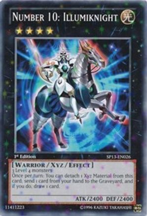 Number 10: Illumiknight (Starfoil) (SP13-EN026) - Star Pack 2013 Unlimited - Premium Yugioh Single from Konami - Just $0.25! Shop now at Game Crave Tournament Store