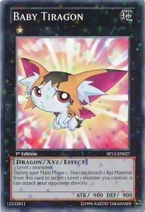 Baby Tiragon (Starfoil) (SP13-EN027) - Star Pack 2013 1st Edition - Premium Yugioh Single from Konami - Just $0.46! Shop now at Game Crave Tournament Store