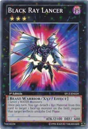 Black Ray Lancer (Starfoil) (SP13-EN029) - Star Pack 2013 Unlimited - Premium Yugioh Single from Konami - Just $0.47! Shop now at Game Crave Tournament Store