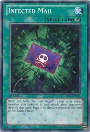 Infected Mail (Starfoil) (SP13-EN033) - Star Pack 2013 Unlimited - Premium Yugioh Single from Konami - Just $0.25! Shop now at Game Crave Tournament Store