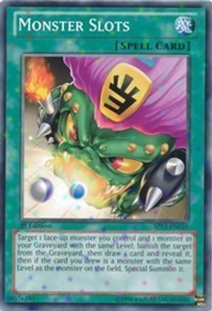 Monster Slots (Starfoil) (SP13-EN035) - Star Pack 2013 1st Edition - Premium Yugioh Single from Konami - Just $0.25! Shop now at Game Crave Tournament Store
