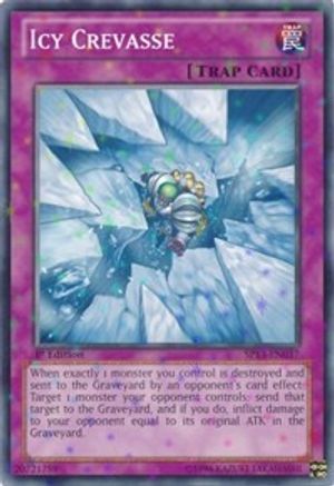 Icy Crevasse (Starfoil) (SP13-EN037) - Star Pack 2013 1st Edition - Premium Yugioh Single from Konami - Just $0.43! Shop now at Game Crave Tournament Store