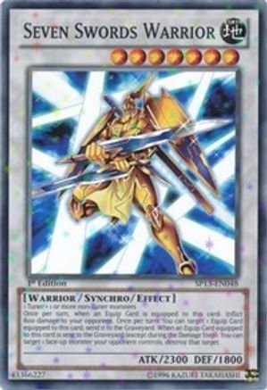 Seven Swords Warrior (Starfoil) (SP13-EN048) - Star Pack 2013 Unlimited - Premium Yugioh Single from Konami - Just $0.38! Shop now at Game Crave Tournament Store