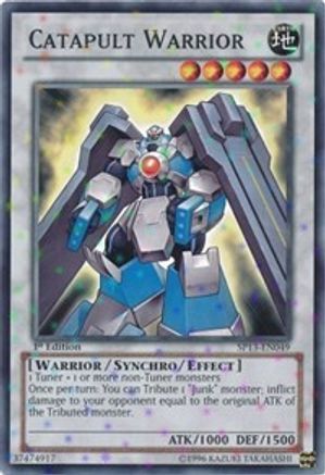 Catapult Warrior (Starfoil) (SP13-EN049) - Star Pack 2013 Unlimited - Premium Yugioh Single from Konami - Just $0.25! Shop now at Game Crave Tournament Store