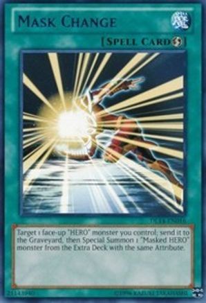 Mask Change (Red) (DL14-EN016) - Duelist League Promo Unlimited - Premium Yugioh Single from Konami - Just $15.76! Shop now at Game Crave Tournament Store
