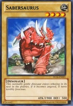 Sabersaurus (Green) (DL16-EN001) - Duelist League Promo Unlimited - Premium Yugioh Single from Konami - Just $1.17! Shop now at Game Crave Tournament Store