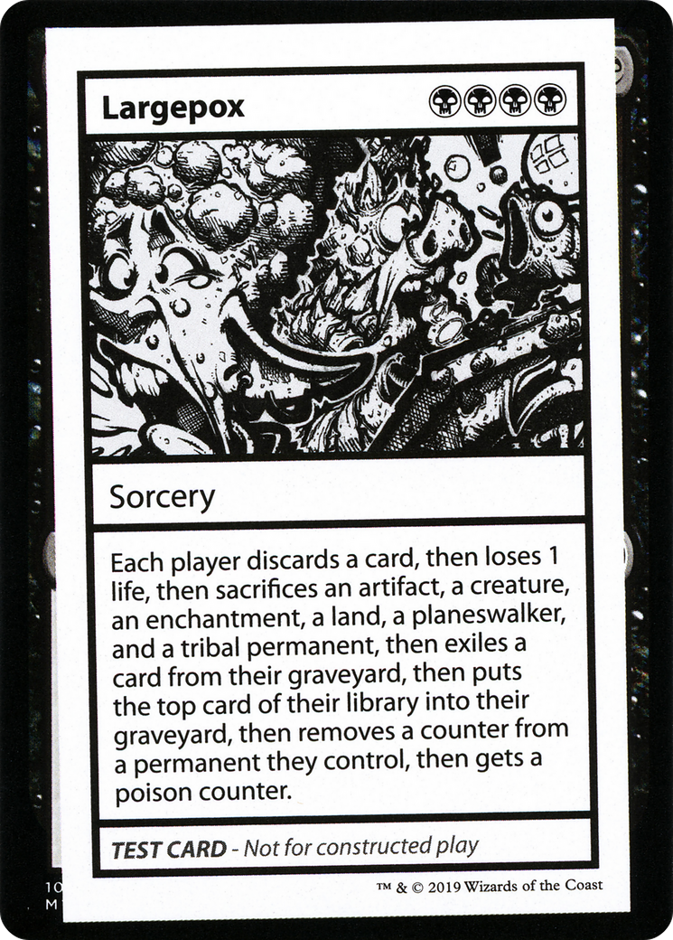 Largepox (CMB2-044) - Mystery Booster Playtest Cards 2021 - Premium MTG Single from Wizards of the Coast - Just $0.08! Shop now at Game Crave Tournament Store