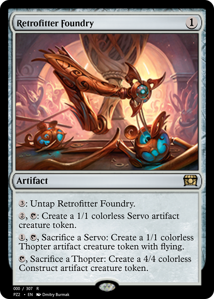 Retrofitter Foundry (PZ2-70697) - Treasure Chest Foil - Premium MTG Single from Wizards of the Coast - Just $0! Shop now at Game Crave Tournament Store