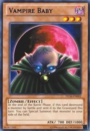 Vampire Baby (Blue) (DL16-EN002) - Duelist League Promo Unlimited - Premium Yugioh Single from Konami - Just $2.94! Shop now at Game Crave Tournament Store