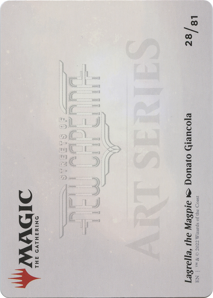 Lagrella, the Magpie // Lagrella, the Magpie (ASNC-028) - New Capenna Art Series (Borderless) - Premium MTG Single from Wizards of the Coast - Just $0! Shop now at Game Crave Tournament Store