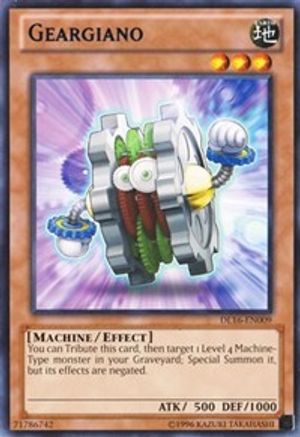 Geargiano (Blue) (DL16-EN009) - Duelist League Promo Unlimited - Premium Yugioh Single from Konami - Just $3.79! Shop now at Game Crave Tournament Store