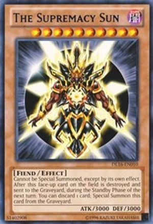 The Supremacy Sun (Blue) (DL16-EN010) - Duelist League Promo Unlimited - Premium Yugioh Single from Konami - Just $0.71! Shop now at Game Crave Tournament Store