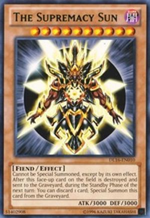 The Supremacy Sun (Green) (DL16-EN010) - Duelist League Promo Unlimited - Premium Yugioh Single from Konami - Just $0.55! Shop now at Game Crave Tournament Store