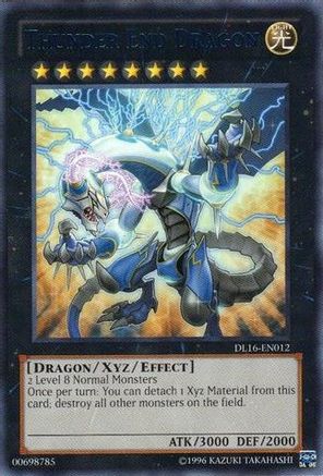 Thunder End Dragon (Blue) (DL16-EN012) - Duelist League Promo Unlimited - Premium Yugioh Single from Konami - Just $6.17! Shop now at Game Crave Tournament Store