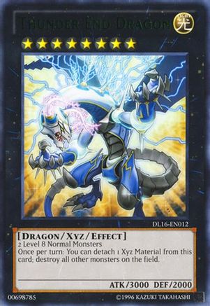 Thunder End Dragon (Green) (DL16-EN012) - Duelist League Promo Unlimited - Premium Yugioh Single from Konami - Just $4.82! Shop now at Game Crave Tournament Store
