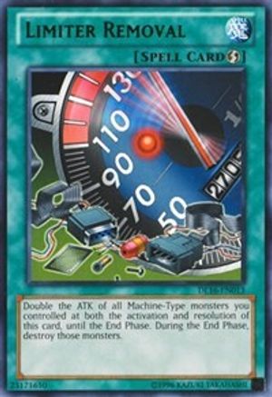 Limiter Removal (Green) (DL16-EN013) - Duelist League Promo Unlimited - Premium Yugioh Single from Konami - Just $2.14! Shop now at Game Crave Tournament Store