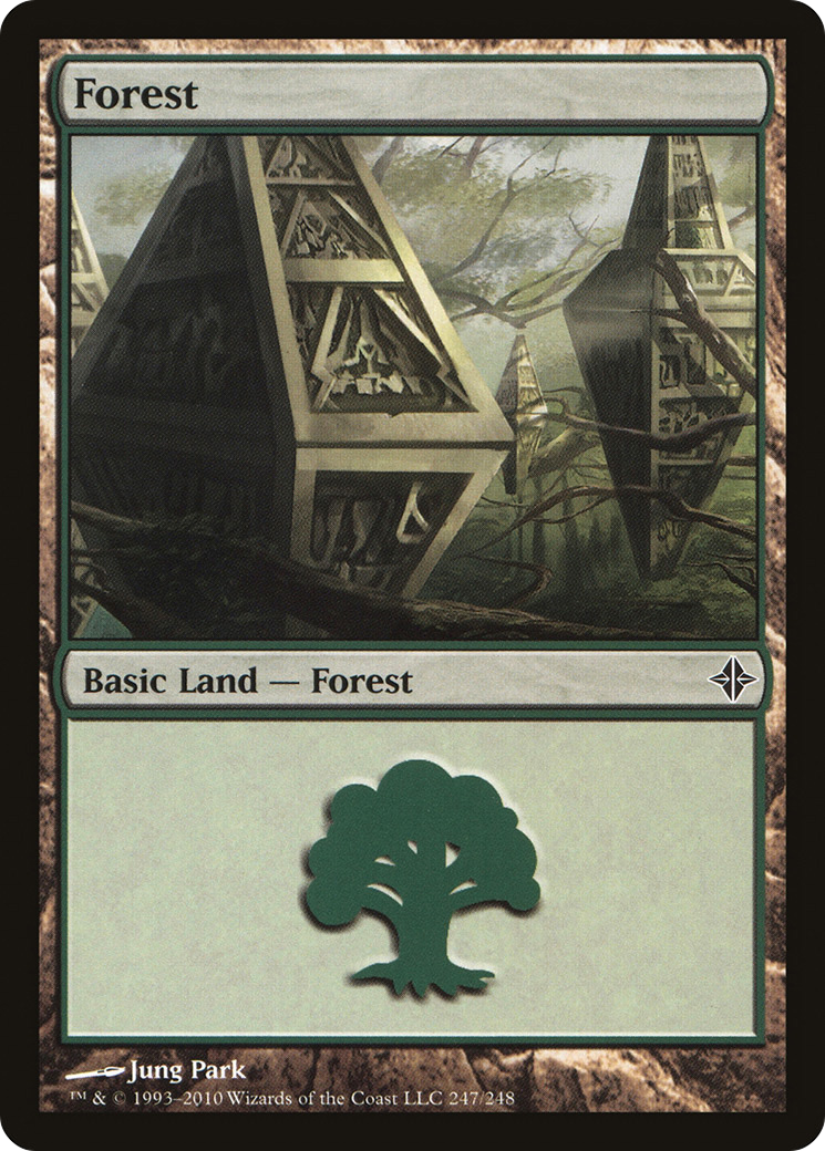 Forest (ROE-247) - Rise of the Eldrazi Foil - Premium MTG Single from Wizards of the Coast - Just $0.11! Shop now at Game Crave Tournament Store