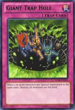 Giant Trap Hole (Green) (DL16-EN017) - Duelist League Promo Unlimited - Premium Yugioh Single from Konami - Just $1.14! Shop now at Game Crave Tournament Store