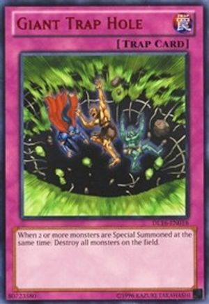 Giant Trap Hole (Red) (DL16-EN017) - Duelist League Promo Unlimited - Premium Yugioh Single from Konami - Just $2.36! Shop now at Game Crave Tournament Store