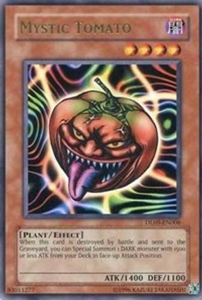 Mystic Tomato (Green) (DL09-EN006) - Duelist League Promo Unlimited - Premium Yugioh Single from Konami - Just $3.98! Shop now at Game Crave Tournament Store