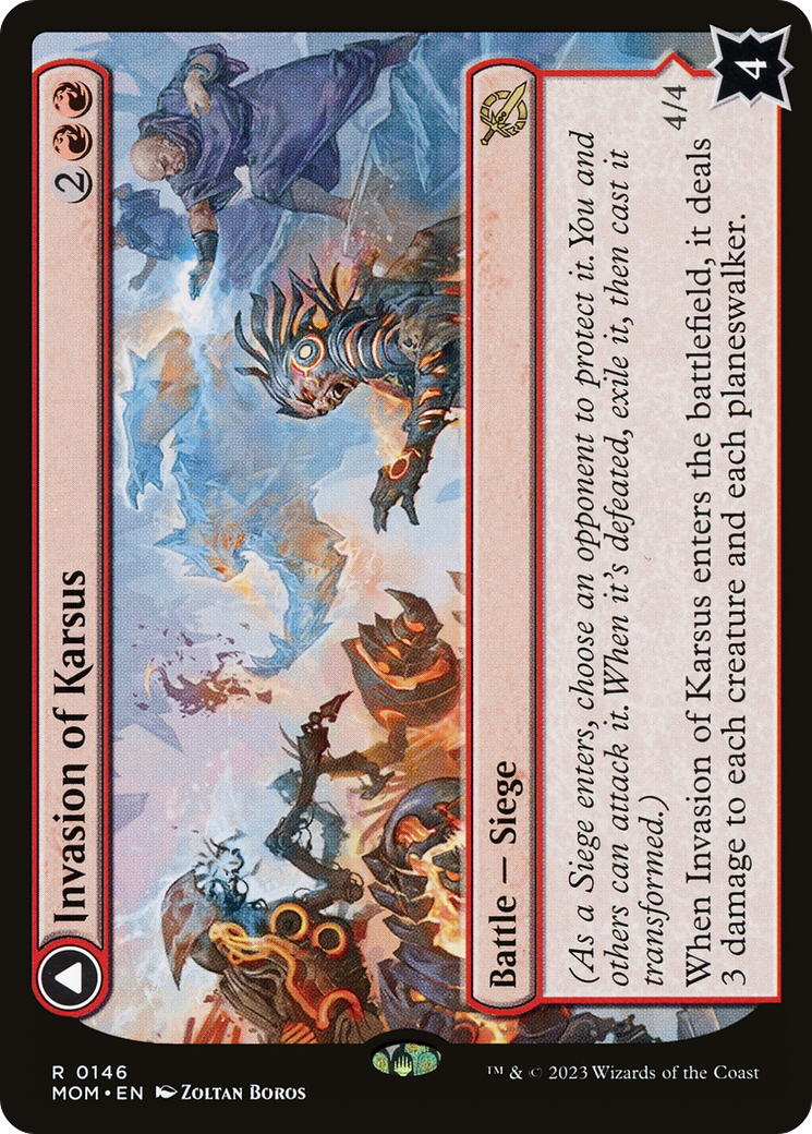 Invasion of Karsus // Refraction Elemental (MOM-146) - March of the Machine Foil - Premium MTG Single from Wizards of the Coast - Just $0.08! Shop now at Game Crave Tournament Store