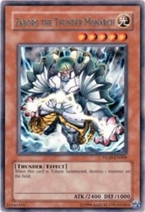Zaborg the Thunder Monarch (Green) (DL09-EN009) - Duelist League Promo Unlimited - Premium Yugioh Single from Konami - Just $2.76! Shop now at Game Crave Tournament Store