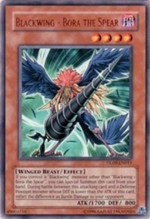 Blackwing - Bora the Spear (Bronze) (DL09-EN011) - Duelist League Promo Unlimited - Premium Yugioh Single from Konami - Just $8.44! Shop now at Game Crave Tournament Store