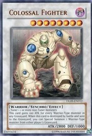 Colossal Fighter (Bronze) (DL09-EN012) - Duelist League Promo Unlimited - Premium Yugioh Single from Konami - Just $1.39! Shop now at Game Crave Tournament Store