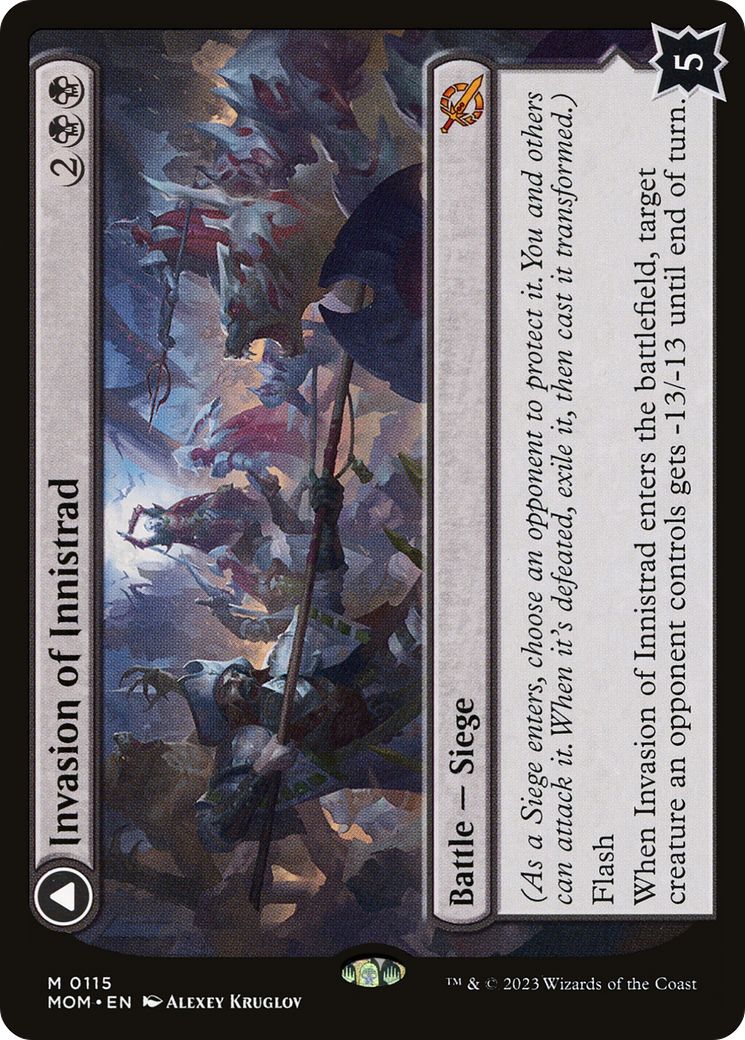 Invasion of Innistrad // Deluge of the Dead (MOM-115) - March of the Machine - Premium MTG Single from Wizards of the Coast - Just $0.18! Shop now at Game Crave Tournament Store