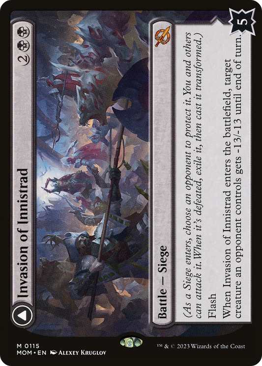 Invasion of Innistrad // Deluge of the Dead (MOM-115) - March of the Machine Foil - Premium MTG Single from Wizards of the Coast - Just $0.45! Shop now at Game Crave Tournament Store