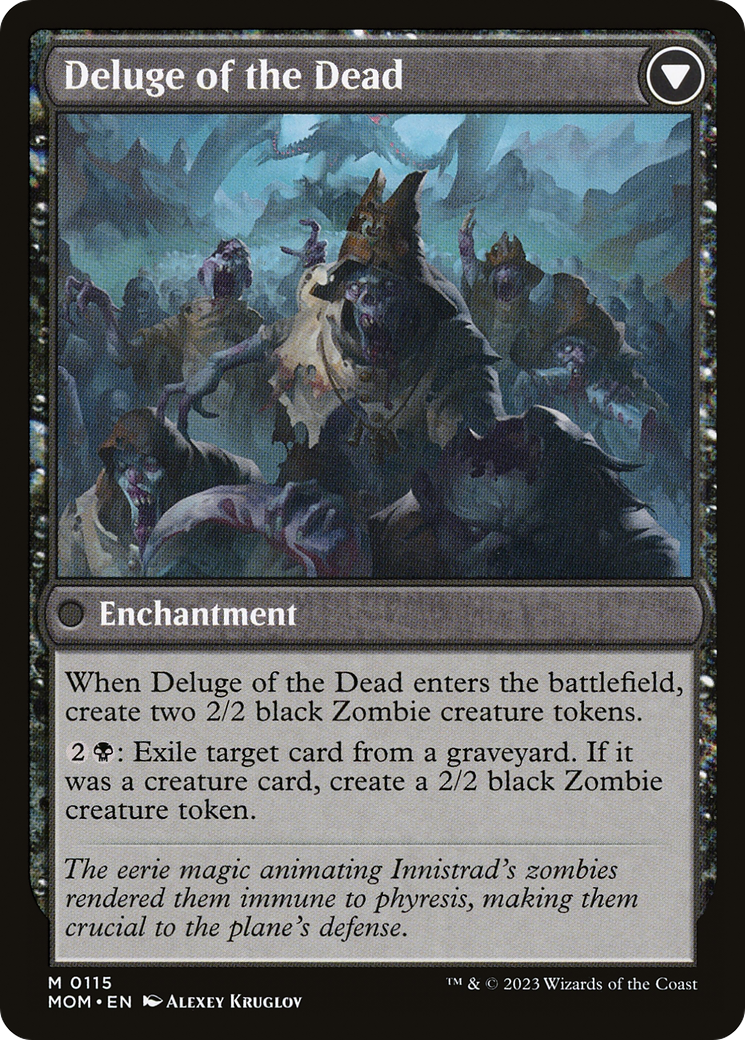 Invasion of Innistrad // Deluge of the Dead (MOM-115) - March of the Machine - Premium MTG Single from Wizards of the Coast - Just $0.18! Shop now at Game Crave Tournament Store