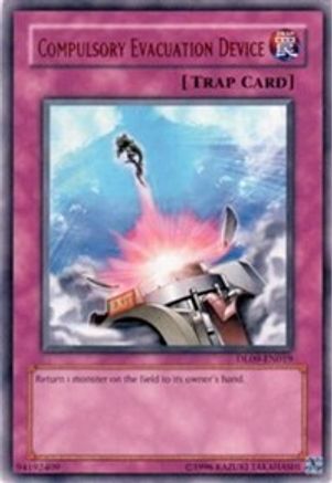 Compulsory Evacuation Device (Bronze) (DL09-EN019) - Duelist League Promo Unlimited - Premium Yugioh Single from Konami - Just $4.16! Shop now at Game Crave Tournament Store