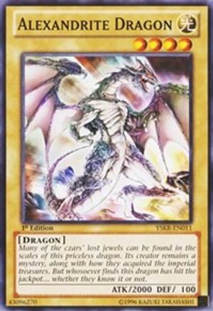 Alexandrite Dragon (YSKR-EN011) - Starter Deck: Kaiba Reloaded Unlimited - Premium Yugioh Single from Konami - Just $0.08! Shop now at Game Crave Tournament Store