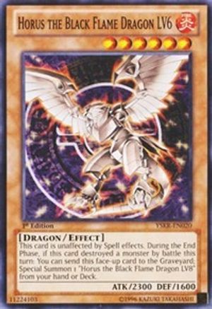 Horus the Black Flame Dragon LV6 (YSKR-EN020) - Starter Deck: Kaiba Reloaded Unlimited - Premium Yugioh Single from Konami - Just $0.36! Shop now at Game Crave Tournament Store