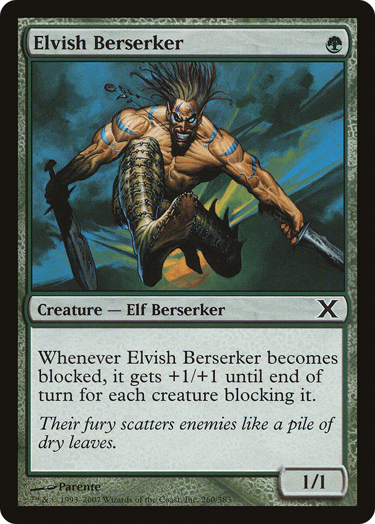 Elvish Berserker (10E-260) - Tenth Edition Foil - Premium MTG Single from Wizards of the Coast - Just $0.32! Shop now at Game Crave Tournament Store