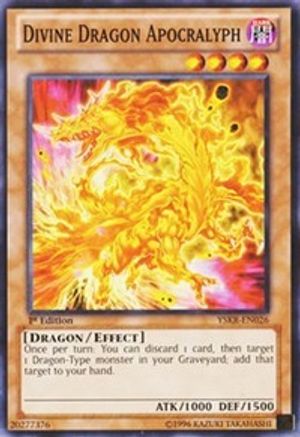 Divine Dragon Apocralyph (YSKR-EN026) - Starter Deck: Kaiba Reloaded Unlimited - Premium Yugioh Single from Konami - Just $0.25! Shop now at Game Crave Tournament Store