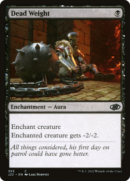 Dead Weight (J22-393) - Jumpstart 2022 - Premium MTG Single from Wizards of the Coast - Just $0.08! Shop now at Game Crave Tournament Store