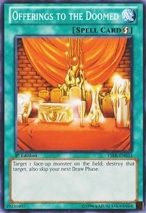 Offerings to the Doomed (YSKR-EN033) - Starter Deck: Kaiba Reloaded 1st Edition - Premium Yugioh Single from Konami - Just $0.26! Shop now at Game Crave Tournament Store